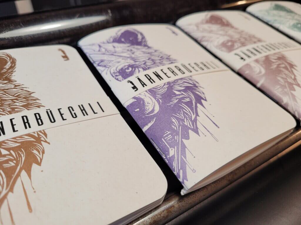 Bärnerbüechli.ch Handmade Pocket Letterpress Notizbuch aus Bern